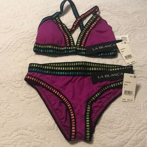 La Blanca multi colored bikini
